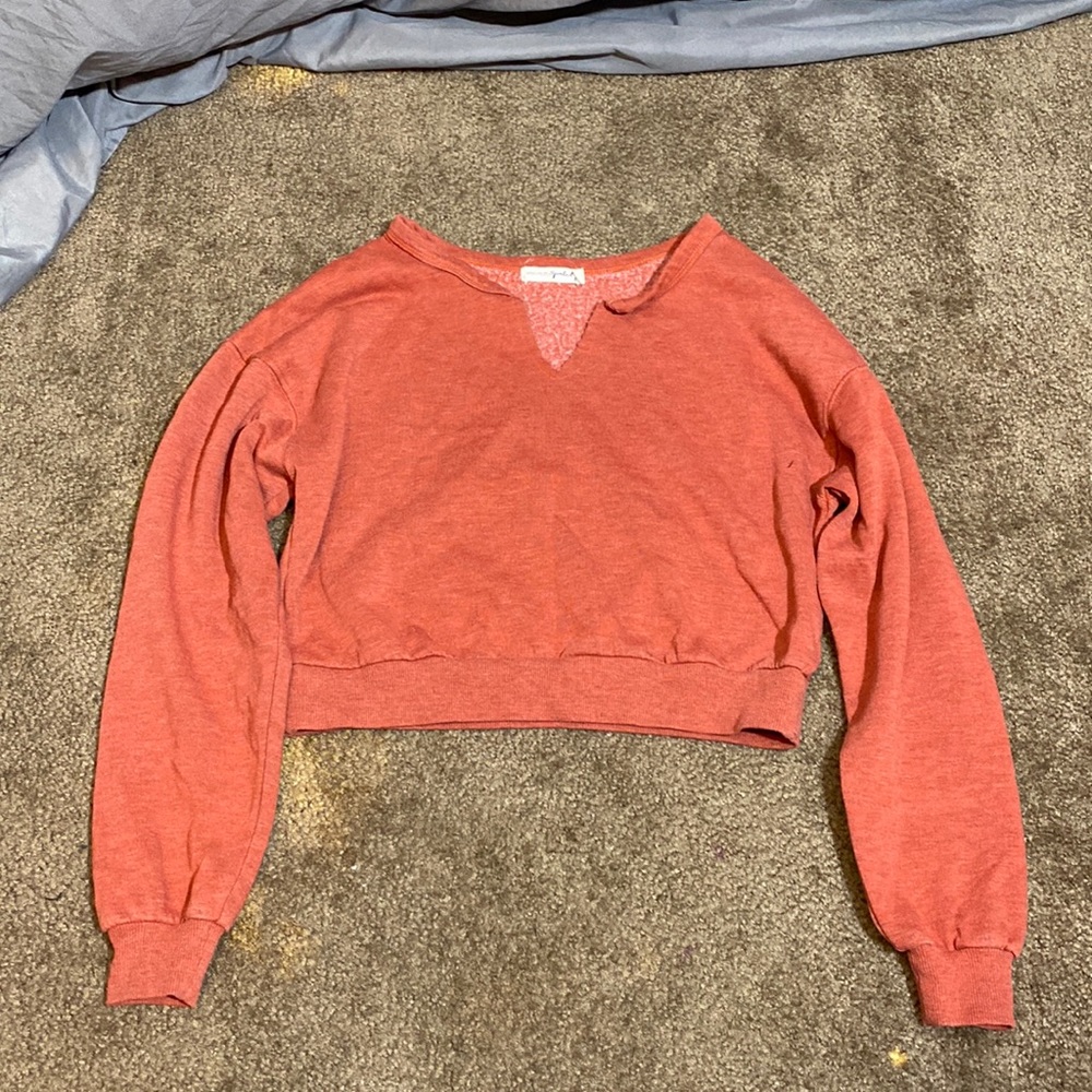 Wmns Light Crop Top Sweater